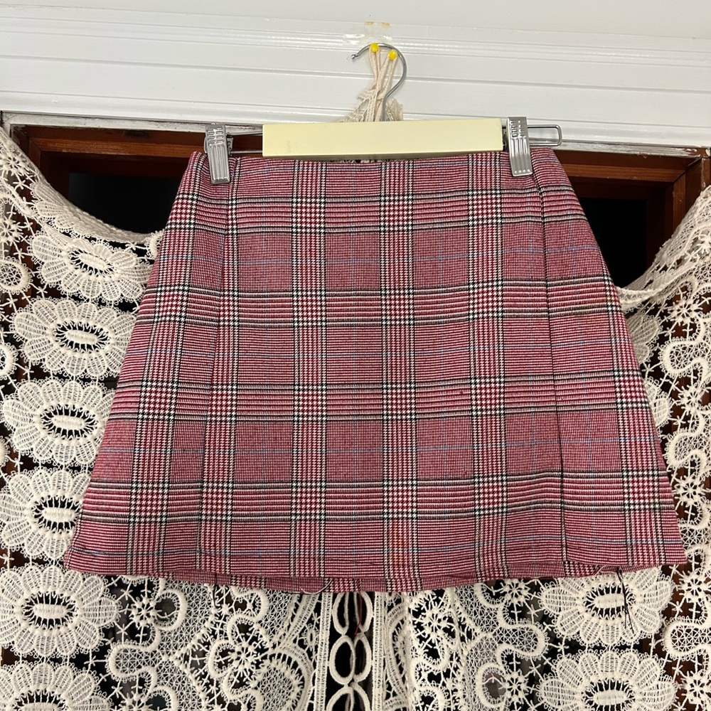 Plaid Mini Skirt